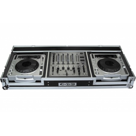 Zomo P-800/12 - Flightcase 2x CDJ-800 + 1x DJM-600/700/800 - argento 0030101670 - vaiconlasigla