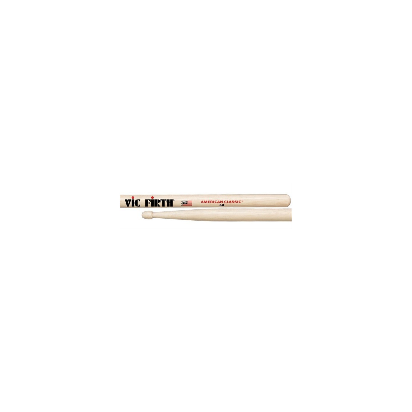 VIC FIRTH COPPIA BACCHETTE VIC FIRTH 5A PUNTA LEGNO - vaiconlasigla