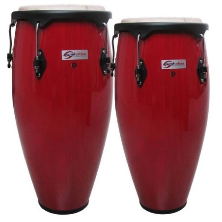 SOUNDSATION SCO10-RD 10 +11 - CONGAS 10 + 11 IN LEGNO - vaiconlasigla