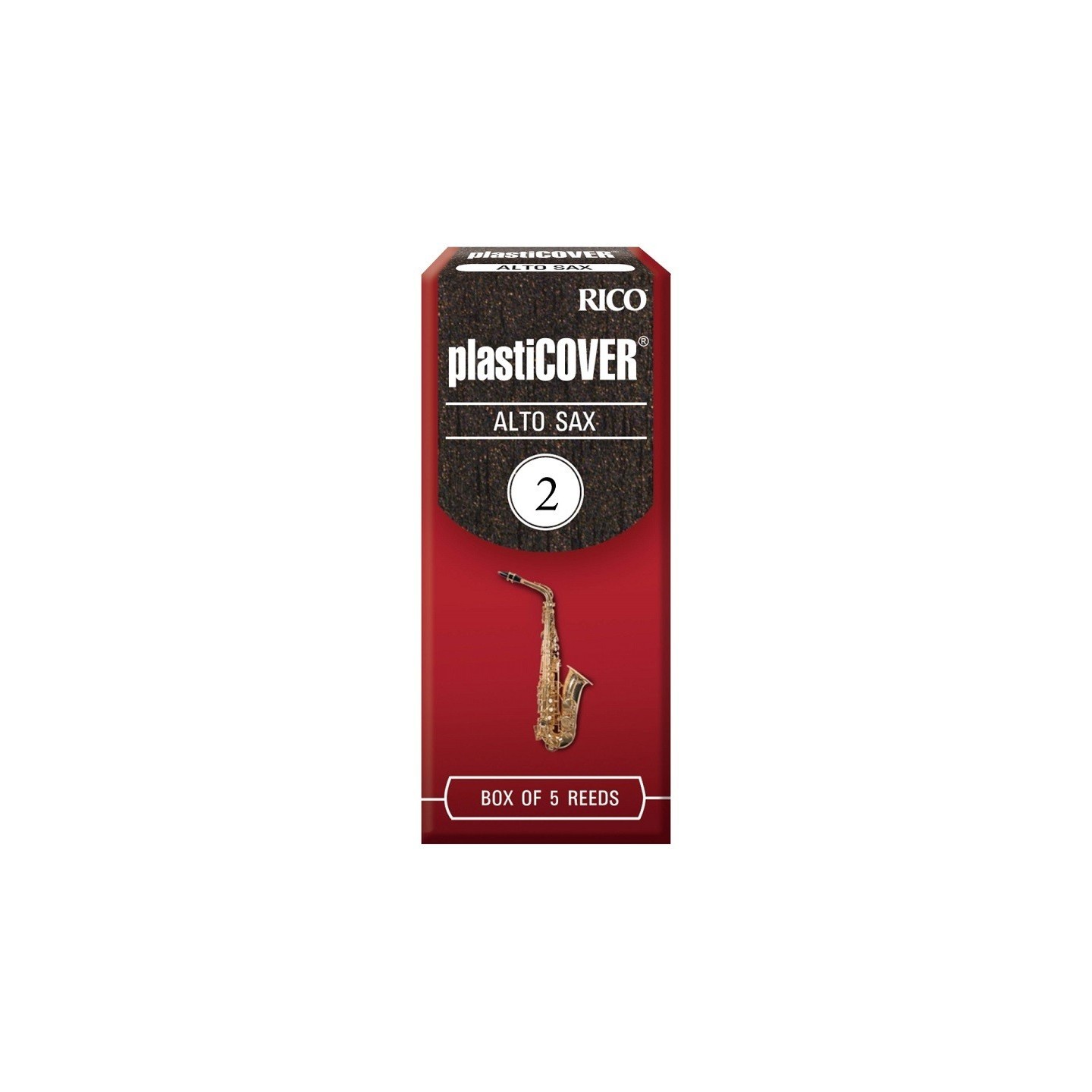 RICO RRP05ASX200 Ance per Sax Alto in Mib Plasticover, Misura 2 - vai con la sigla