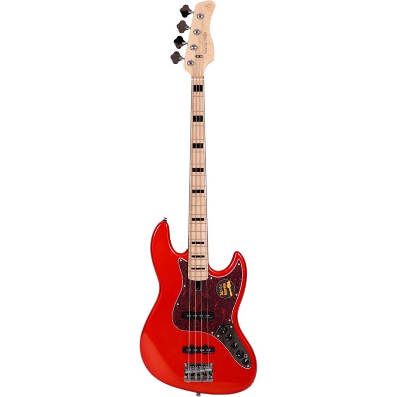MARCUS MILLER V7 VINTAGE SWAMP ASH-4 (2ND GEN) BMR METALLIC RED - vaiconlasigla