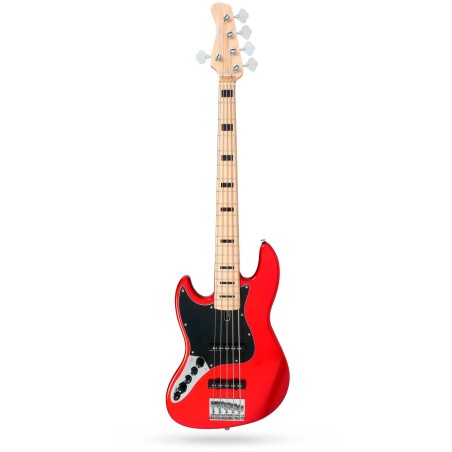 MARCUS MILLER V7 VINTAGE ALDER-5 LEFTHAND (2ND GEN) BMR MET.RED - vaiconlasigla
