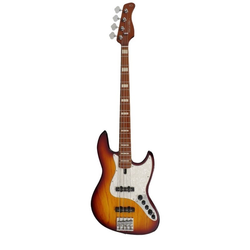 MARCUS MILLER V8-4 TOBACCO SUNBURST - vai con la sigla