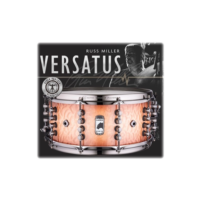 MAPEX IT BPDLMH4650LPW RULLANTE BLACK PANTHER DESIGN LAB VERSATUS 14X6,5 RUSS MILLER - vai con la sigla