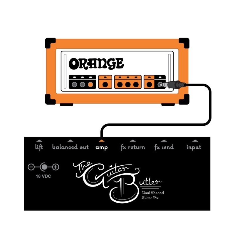 ORANGE GUITAR BUTLER - vai con la sigla
