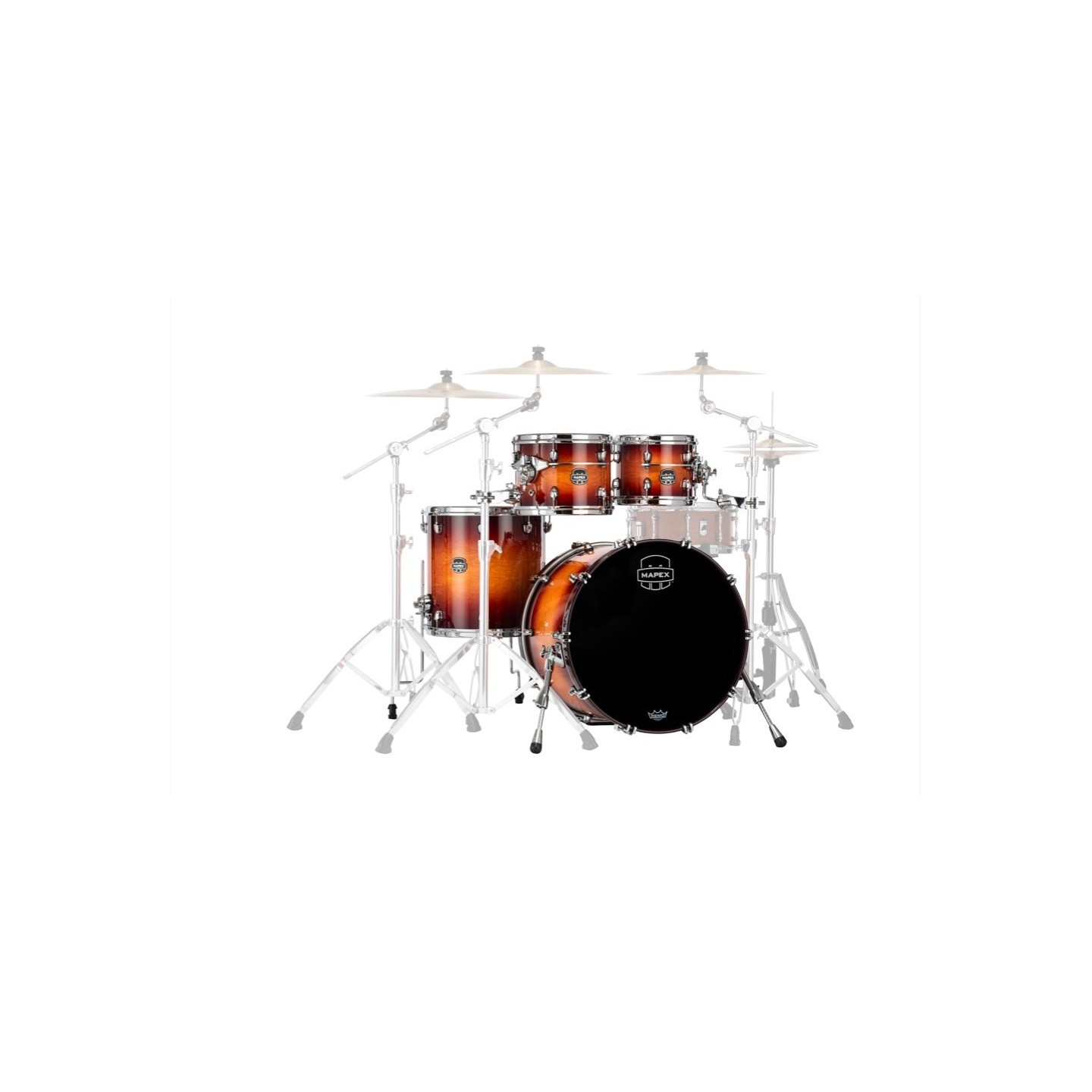 MAPEX IT SE504XBPO SATURN EVOLUTION BIRCH FUSION 4 PEZZI EXOTIC SUNBURST - vai con la sigla