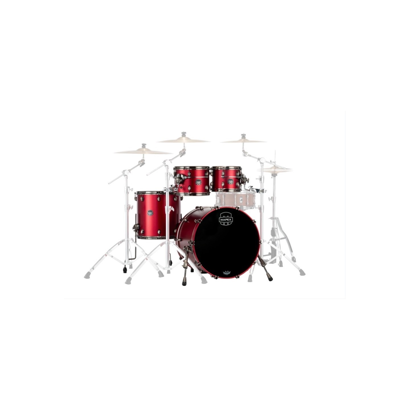 MAPEX IT SE529XMBPA SATURN EVOLUTION MAPLE ROCK 4 PEZZI TUSCAN RED - vai con la sigla