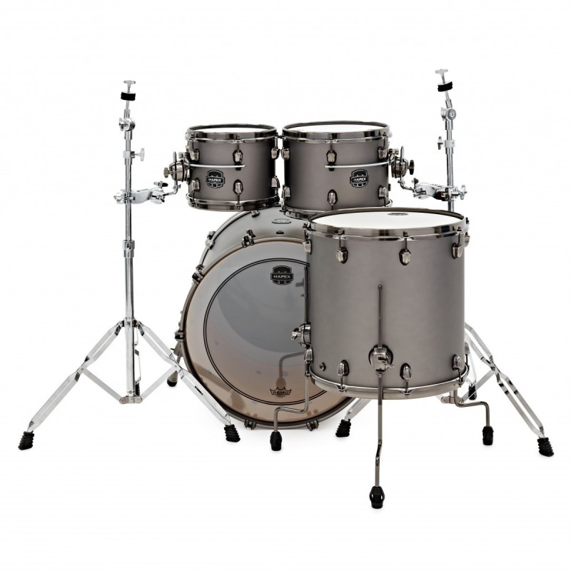 MAPEX IT SE529XMBPG SATURN EVOLUTION MAPLE ROCK 4 PEZZI GUN METAL GREY - vaiconlasigla
