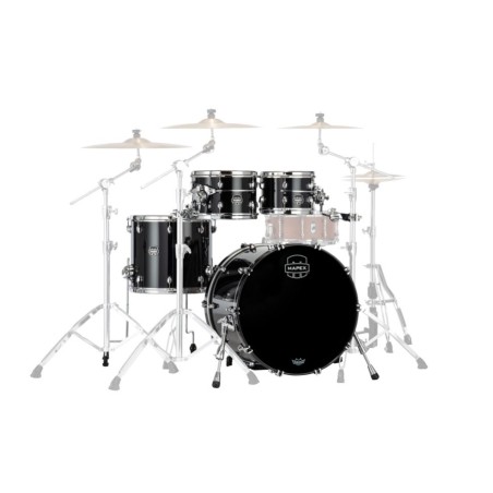 MAPEX IT SE529XMPB SATURN EVOLUTION MAPLE ROCK 4 PEZZI PIANO BLACK - vaiconlasigla