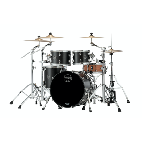 MAPEX IT SR504XFB SATURN NEW FUSION 4 PEZZI SATIN BLACK - vaiconlasigla