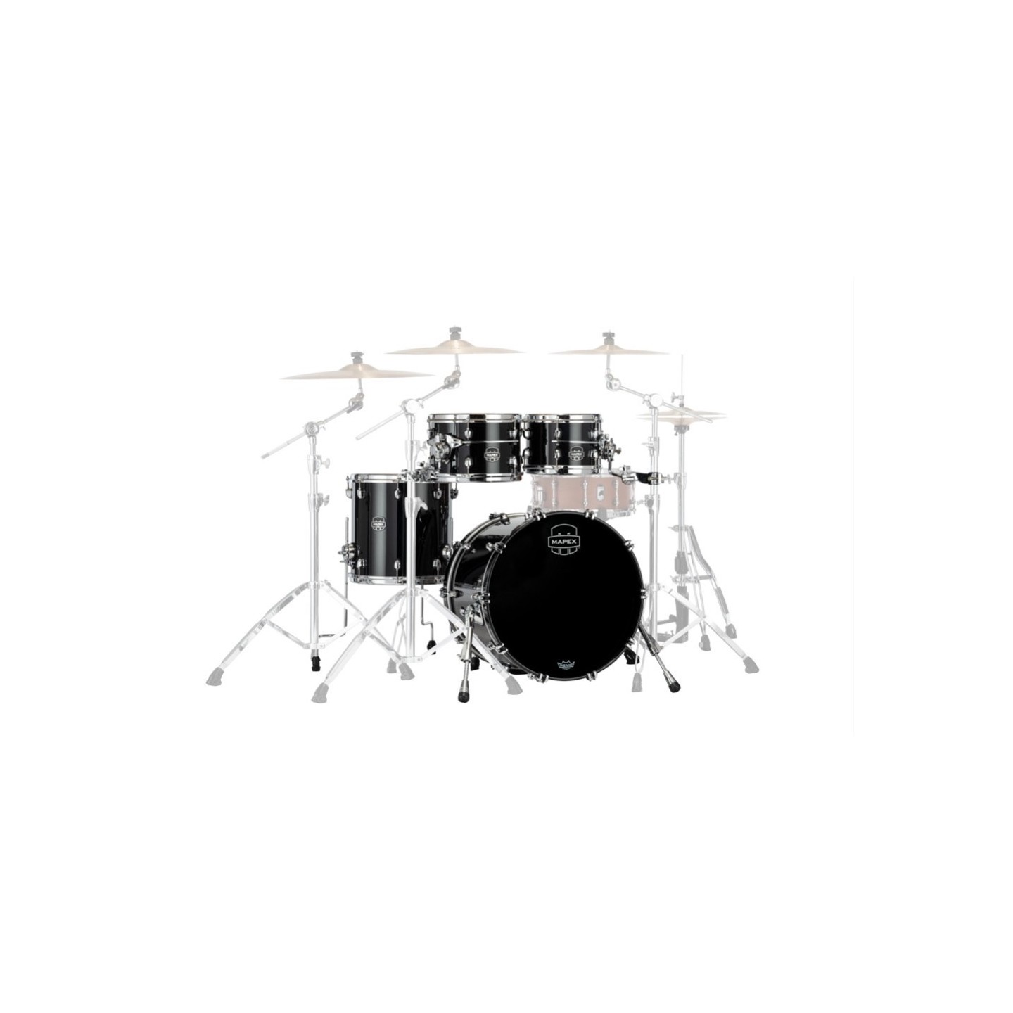 MAPEX IT SE504XBPB SATURN EVOLUTION BIRCH FUSION 4 PEZZI PIANO BLACK - vaiconlasigla