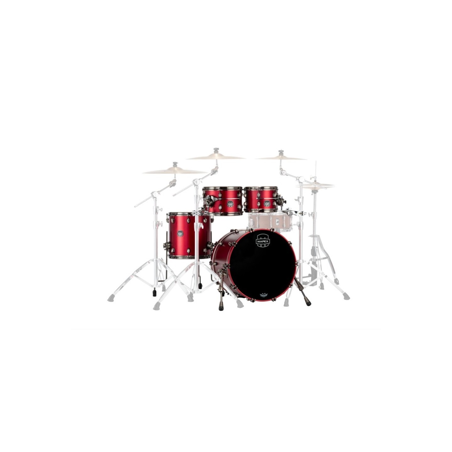 MAPEX IT SE504XMBPA SATURN EVOLUTION MAPLE FUSION 4 PEZZI TUSCAN RED - vai con la sigla