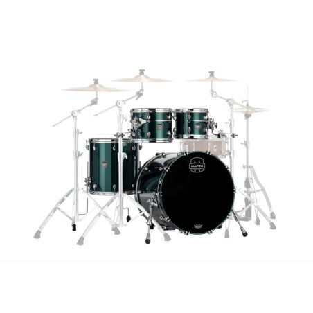 MAPEX IT SE529XBPQ SATURN EVOLUTION BIRCH ROCK 4 PEZZI BRUNSWICK GREEN - vaiconlasigla