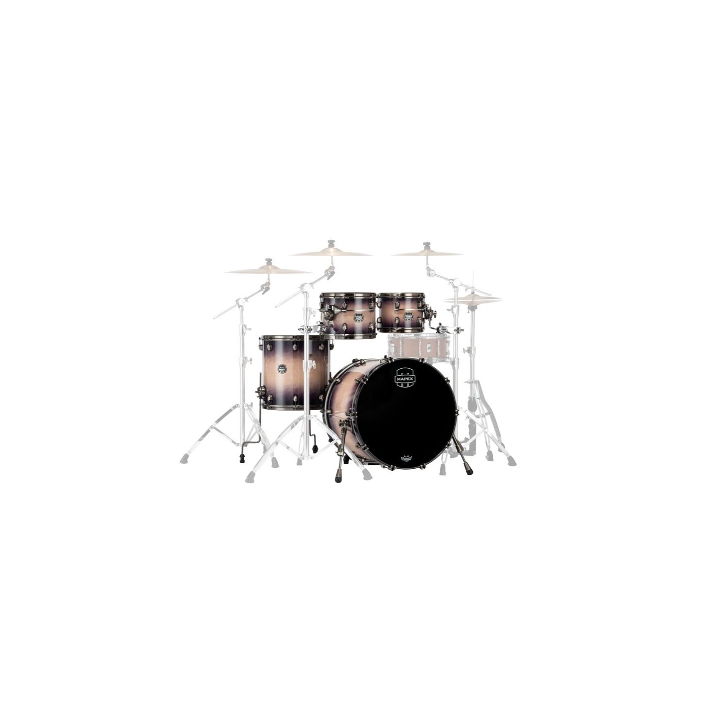 MAPEX IT SE529XMBPZ SATURN EVOLUTION MAPLE ROCK 4 PEZZI EXOTIC VIOLET BURST - vai con la sigla