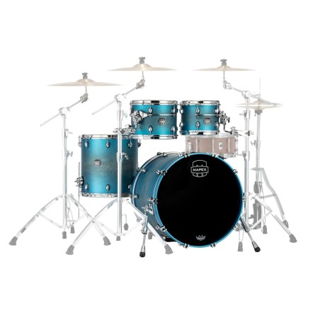 MAPEX IT SE529XMPT SATURN EVOLUTION MAPLE ROCK 4 PEZZI EXOTIC AZURE BURST - vai con la sigla