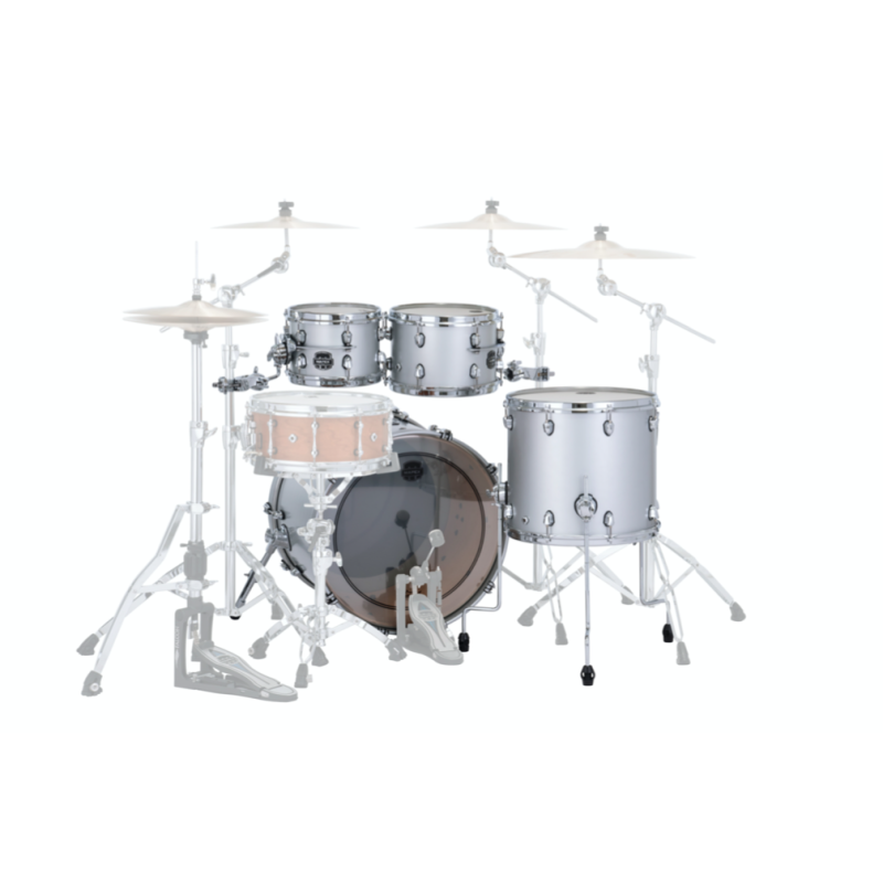 MAPEX IT SE529XMPD SATURN EVOLUTION MAPLE ROCK 4 PEZZI IRIDIUM SILVER - vaiconlasigla