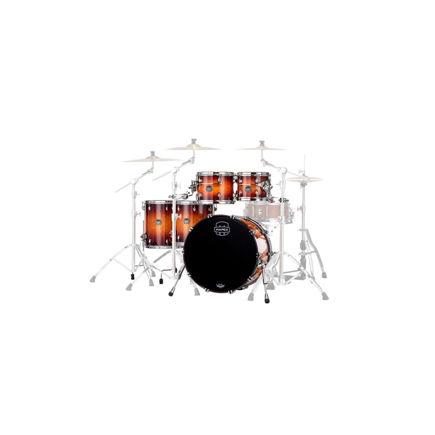 MAPEX IT SE628XMPO SATURN EVOLUTION MAPLE WORKHORSE 5 PEZZI EXOTIC SUNBURST - vaiconlasigla