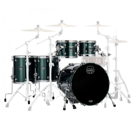 MAPEX IT SE628XMPQ SATURN EVOLUTION MAPLE WORKHORSE 5 PEZZI BRUNSWICK GREEN - vaiconlasigla