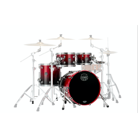 MAPEX IT SR504XRQ SATURN NEW FUSION 4 PEZZI SCARLET FADE - vaiconlasigla