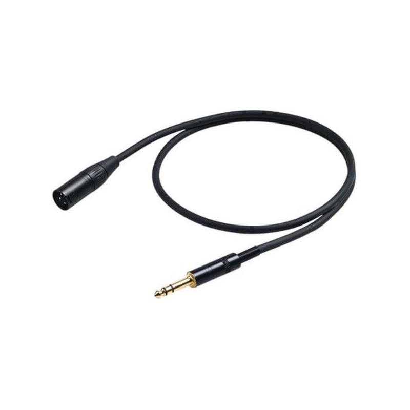 PROEL CHL230LU10 jack stereo Ø 6.3 mm -- XLR 3P Maschio - vaiconlasigla
