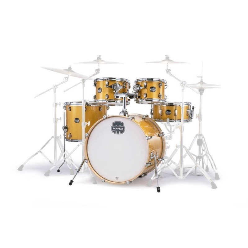 MAPEX IT MA529SFYD MARS BIRCH ROCK 5 PEZZI SUNFLOWER SPARKLE - vaiconlasigla