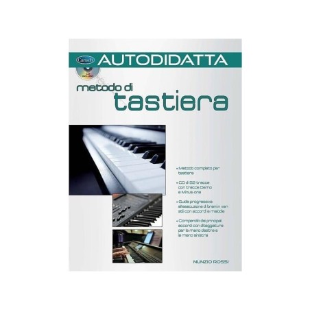 NUNZIO ROSSI - AUTODIDATTA: METODO DI TASTIERA + CD - LIBRO PER TASTIERISTI - vaiconlasigla