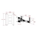 SOUNDSATION WSS-08 Supporto per diffusori con fissaggio a muro - vai con la sigla