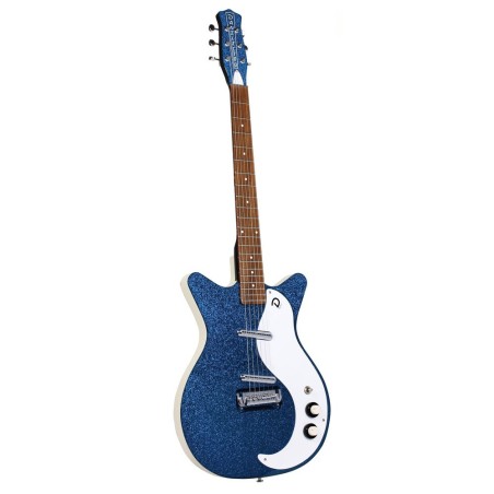 DANELECTRO 59M NOS+ DEEP BLUE METALFLAKE - vai con la sigla