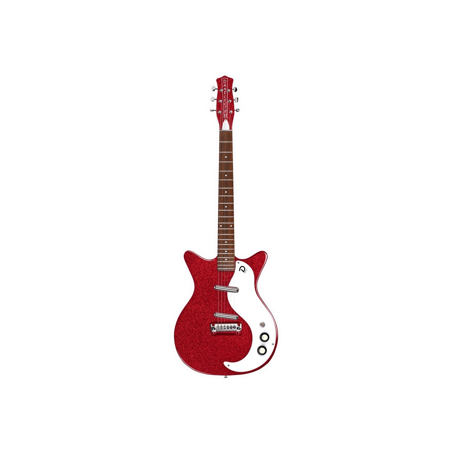 DANELECTRO 59M NOS+ RED METALFLAKE - vaiconlasigla