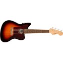 FENDER Jazzmaster Uke, Walnut Fingerboard, Tortoiseshell Pickguard, 3-Color Sunburst - vaiconlasigla