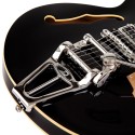 DUESENBERG Starplayer Tv Black,  Semi-Hollow Single Cutaway, con custodia - vaiconlasigla