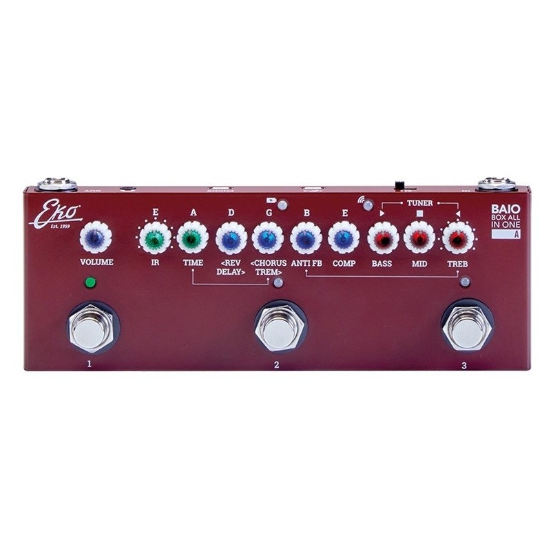 EKO GUITARS - BAIO A PEDALE multieffetto con IR per chitarra acustica e classica - vaiconlasigla