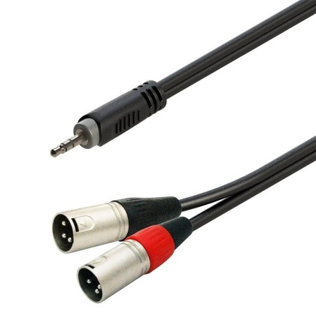 SOUNDSATION GL-JSm2XM3Cavo adattatore Jack maschio STEREO - 2xXLR 3P maschio - vaiconlasigla