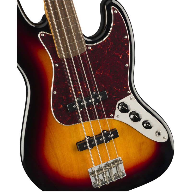 FENDER Classic Vibe '60s Jazz Bass® Fretless, 3-Color Sunburst - vai con la sigla