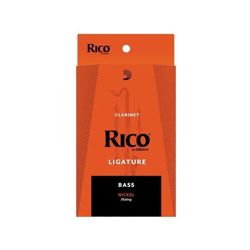Rico Bb Clarinet Ligature, Nickel.Legatura per clarinetto - vai con la sigla