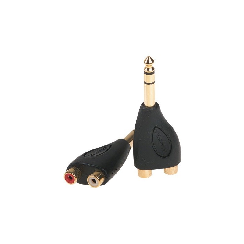 PROEL DHPA250 Adattatore in ABS. Spina 6,3  mono- presa 3,5 mm stereo - vai con la sigla