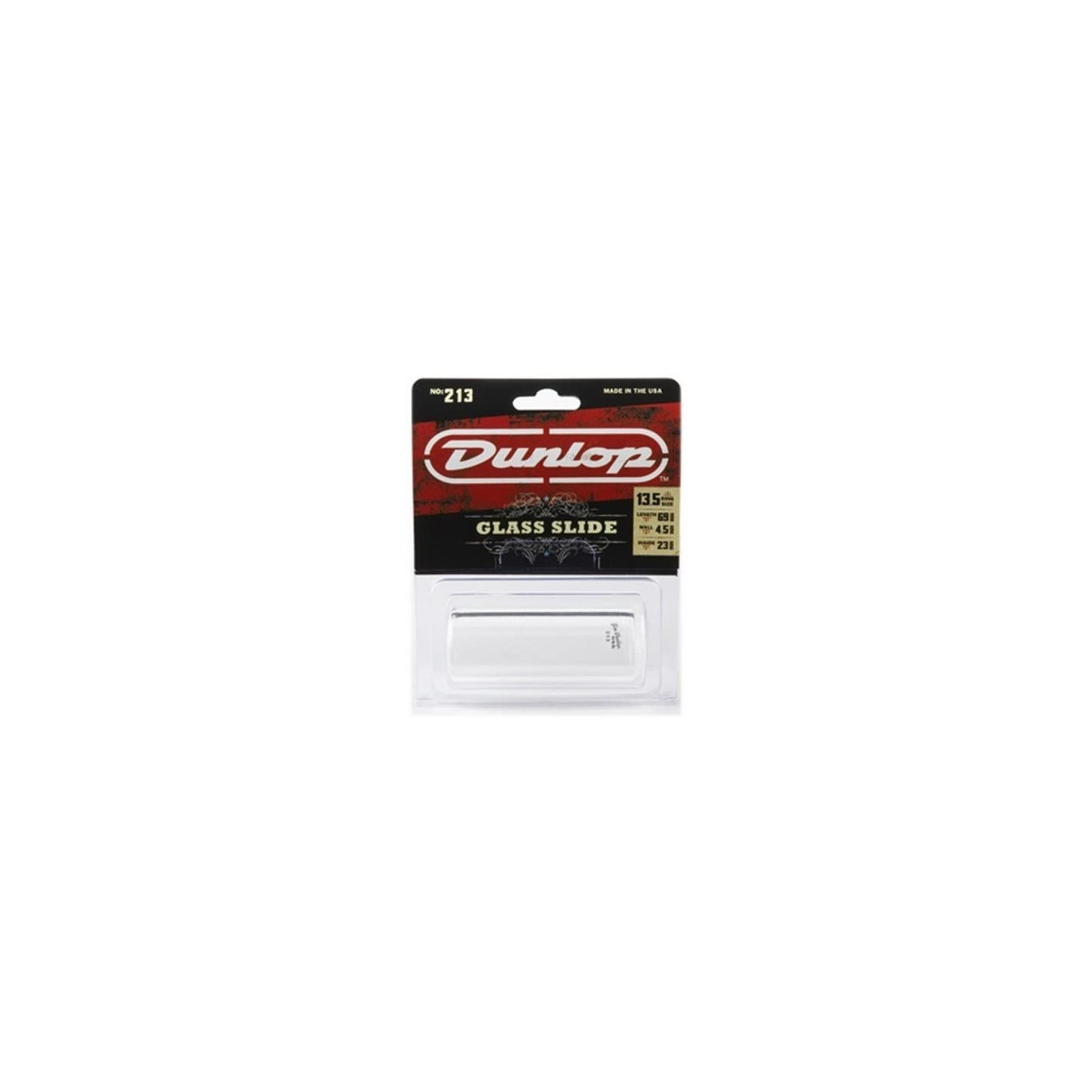 DUNLOP 213 GLASS SLIDE VETRO 13,5 - vai con la sigla
