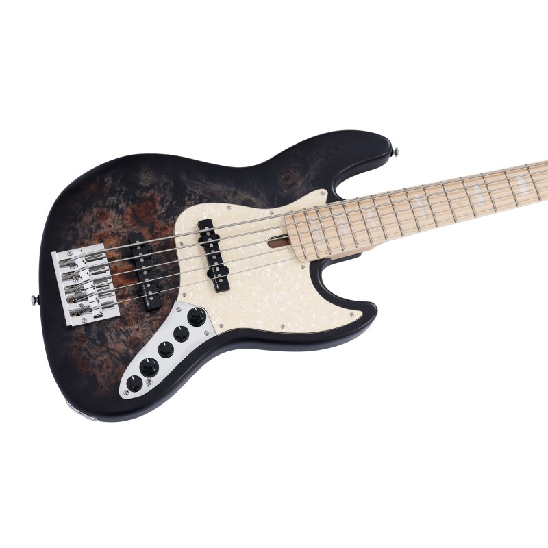 MARCUS MILLER V7 SWAMP ASH-5 REISSUE TRANS BLACK SATIN