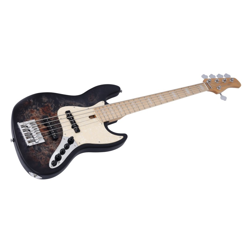 MARCUS MILLER V7 SWAMP ASH-5 REISSUE TRANS BLACK SATIN