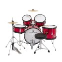 SOUNDSATION JDK100-MR Drum Set 5 pcs junior metallic red - vaiconlasigla