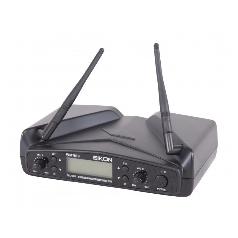 EIKON WM700DM doppio radiomicrofono a mano UHF - vaiconlasigla