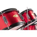 SOUNDSATION JDK100-MR Drum Set 5 pcs junior metallic red - vai con la sigla