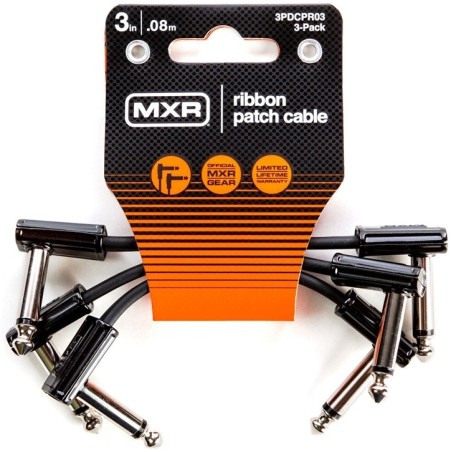 MXR - 3PDCPR03 CAVI PATCH RIBBON 8CM CONFEZIONE DA 3 - vai con la sigla
