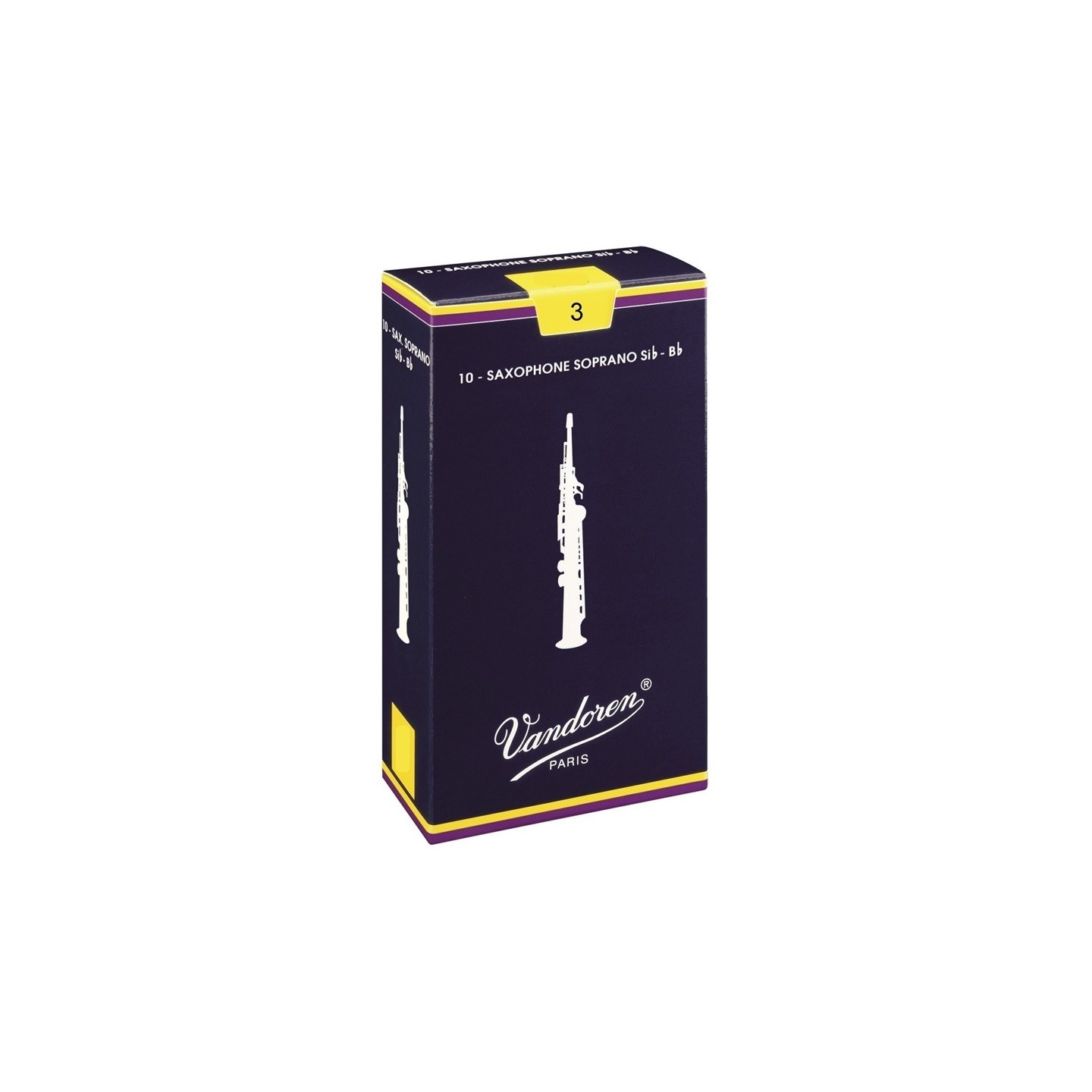 VANDOREN SR203 Confezione 10pz si Ance per Sax Soprano in Sib 3 - vai con la sigla