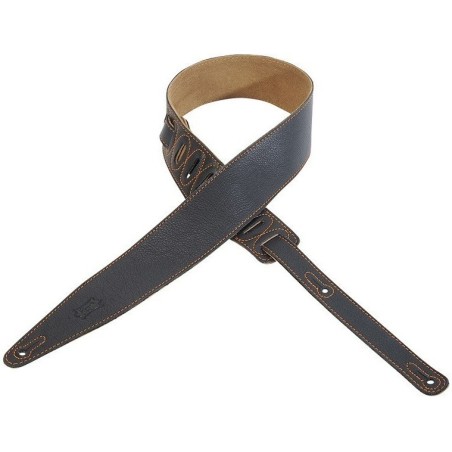 LEVY'S MG317WYT-BLK Tracolla per chitarra in pelle super soft - vai con la sigla