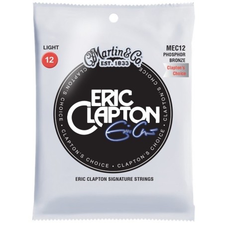 MARTIN MEC12 CLAPTON'S CHOICE LIGHT PHOSPHOR BRONZE 12-54 - vai con la sigla
