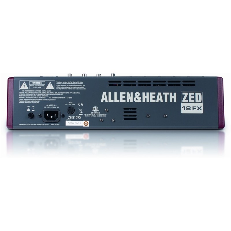 ALLEN & HEATH - ZED 12FX - vai con la sigla