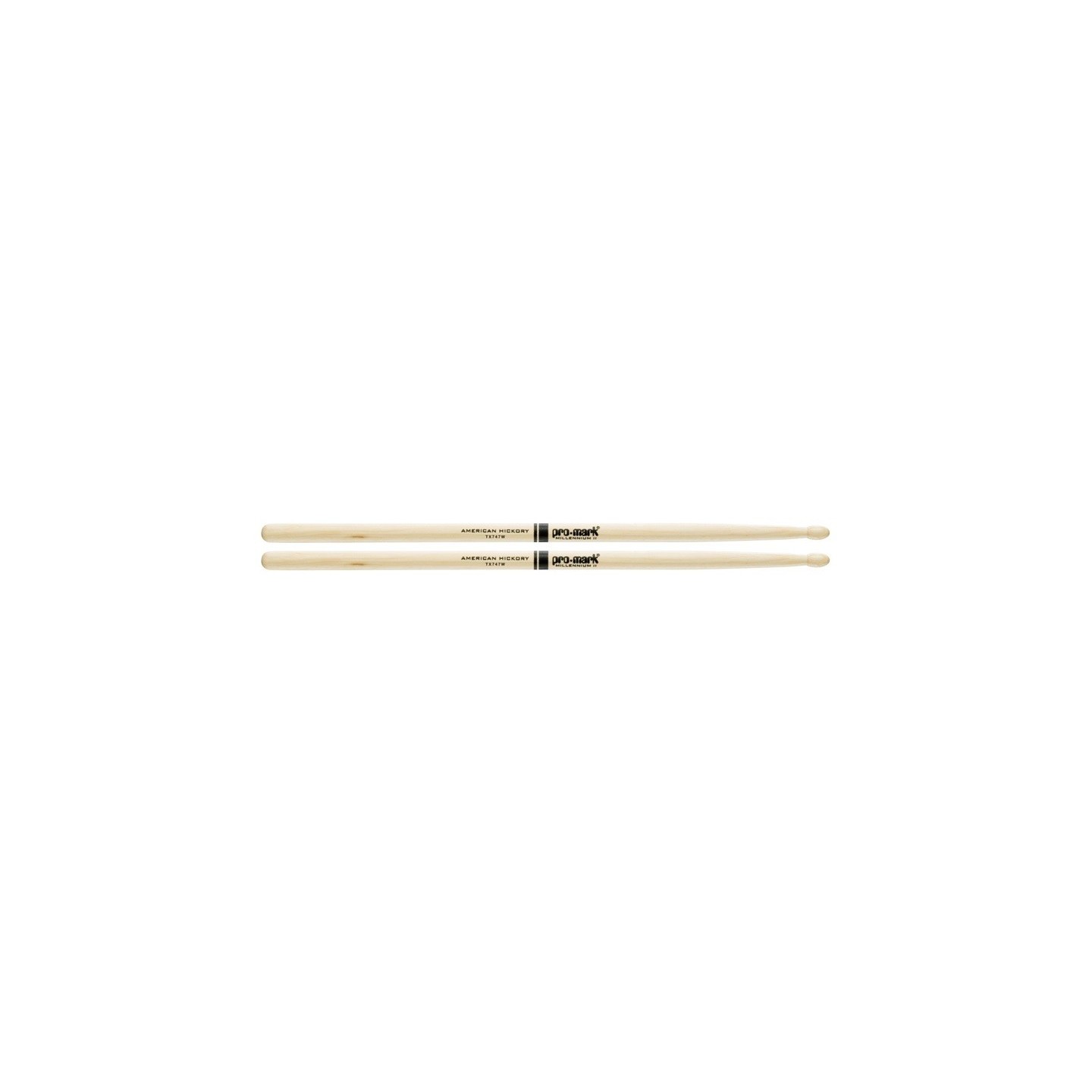 PRO MARK TX747W Bacchette Hickory 747 "Rock" Wood Tip - vai con la sigla