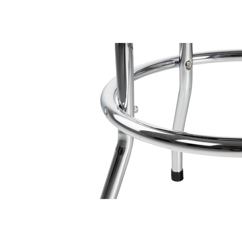 NUX Barstool seggiolino cromato con cuscino nero - vai con la sigla
