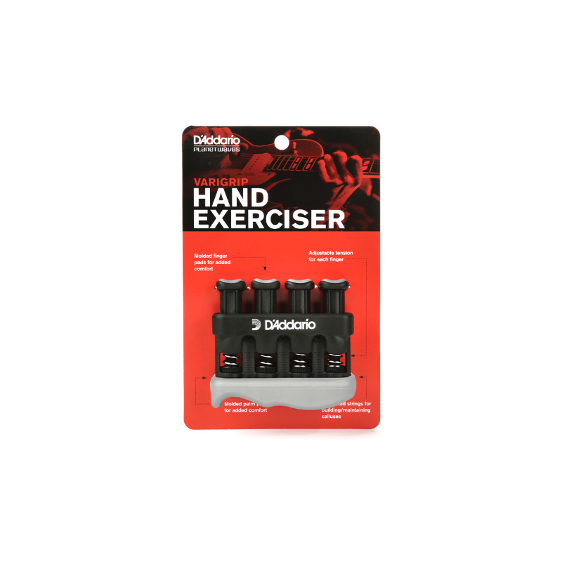 D'Addario PW-VG-01, VARIGRIP HAND EXERCISER, attrezzo per allenare le mani regolabile - vai con la sigla